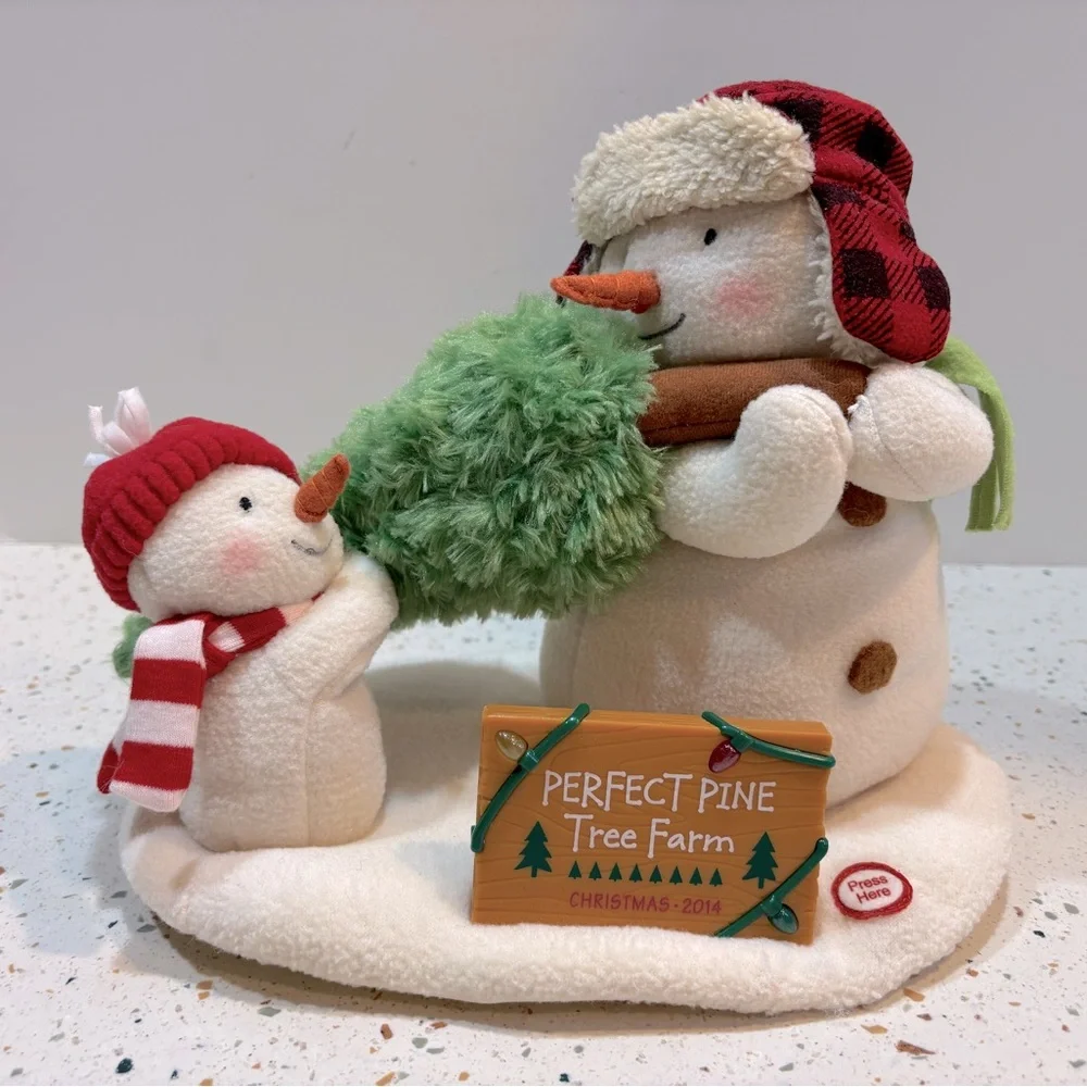 Hallmark Jingle Pals Christmas Tree Farm‎ Snowman Plush Animated Musical 2014